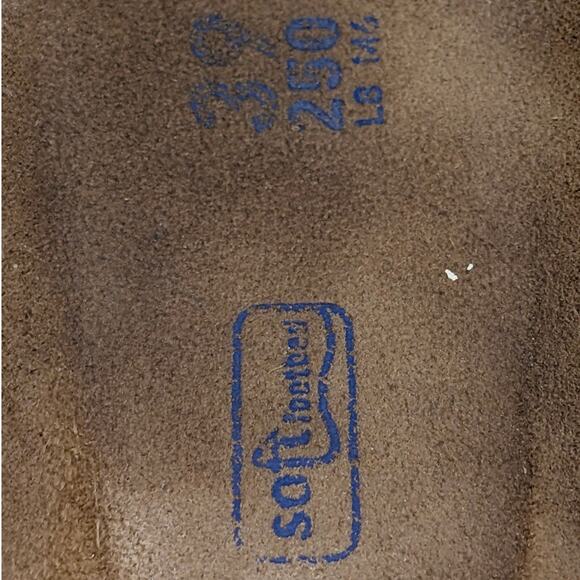 Birkenstock Arizona Soft Footbed Leather Sandal Unisex Oyster Sz USW8/M6 EU39 - Picture 6 of 10